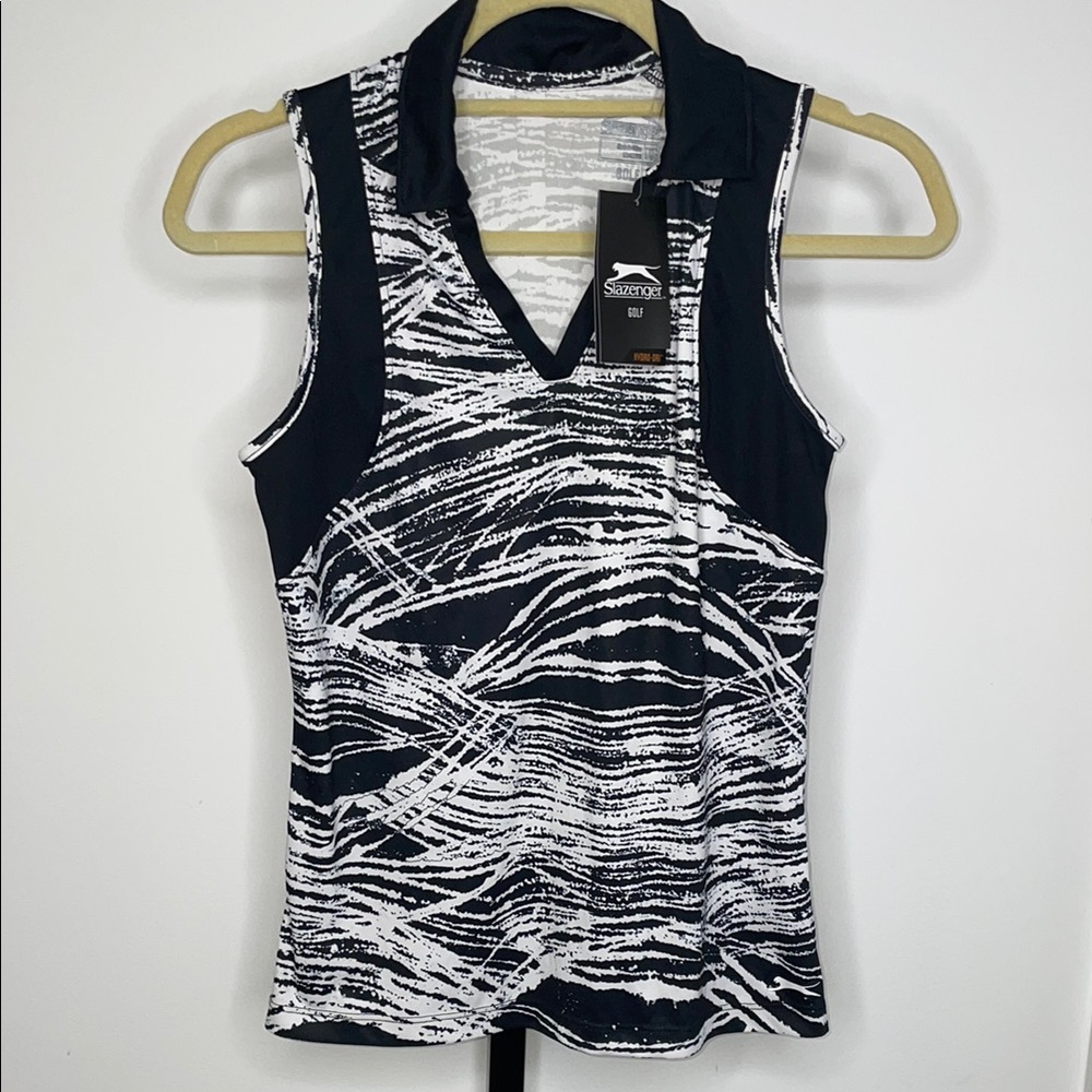 Slazenger Women's Monochrome Graphic Tank Golf/Athletic Top•Hydro-Dri
